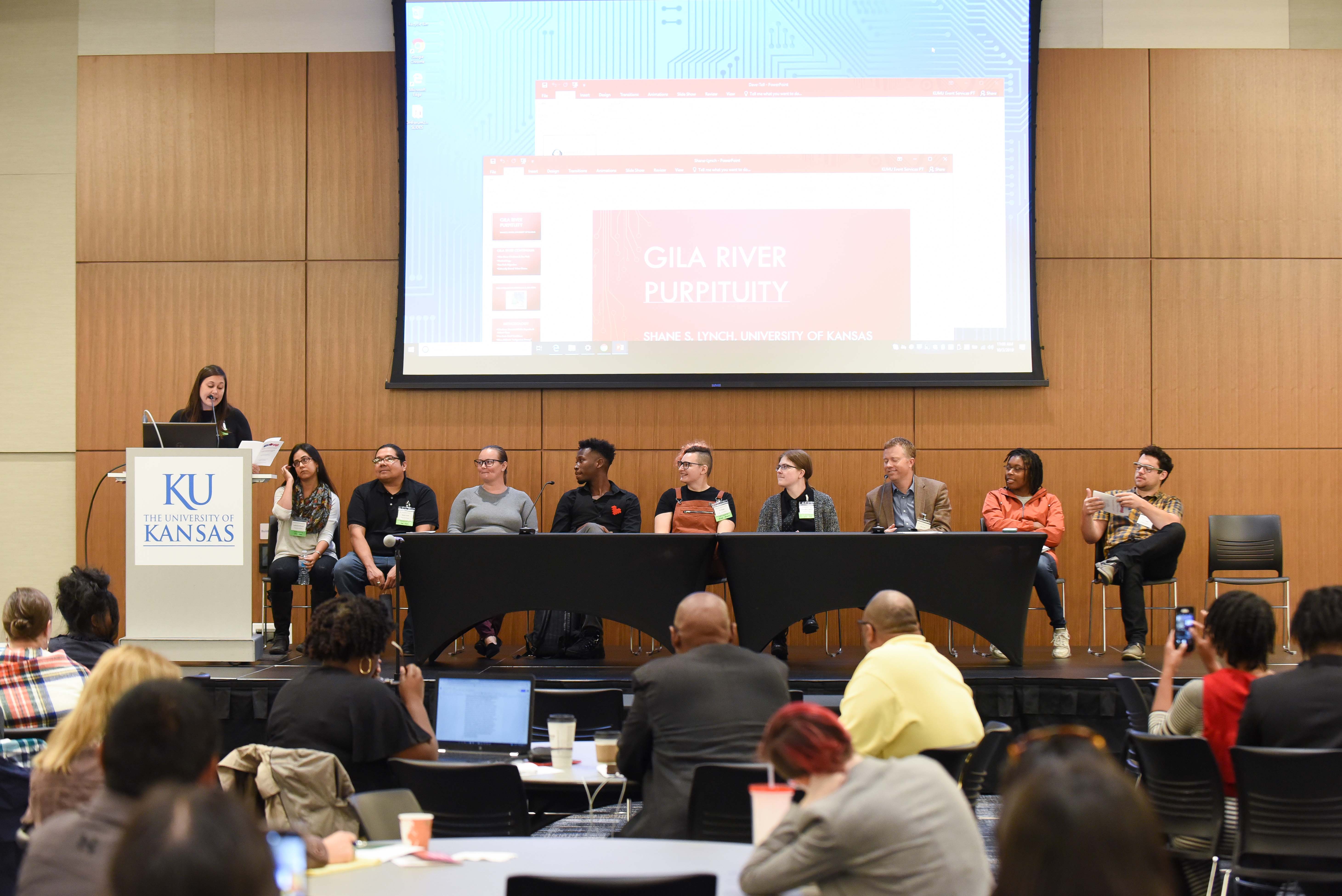 Panel discussion at a Digital Humanities Forum